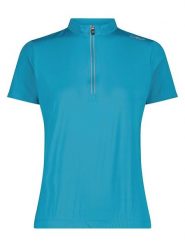 Cmp Koszulka kolarska w kolorze niebieskim rozmiar: 42. Niebieskie bluzki sportowe damskie CMP, z materiału, bez kołnierzyka, bez ramiączek. Za 97.51 zł.