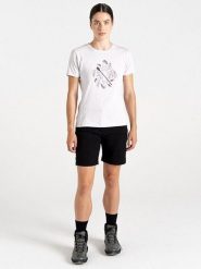 Dare 2b Koszulka funkcyjna "Tranquility III Tee" w kolorze białym rozmiar: 42. Białe bluzki sportowe damskie Dare 2b, z bawełny, bez kołnierzyka, bez ramiączek. Za 50.45 zł.
