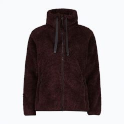 Bluza polarowa damska CMP 36P2506. Czerwone bluzy bez kaptura damskie CMP, s, z polaru. Za 279.99 zł.