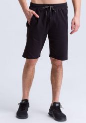 Krótka bluza Erima essential. Czarne szorty męskie Erima, bez wzorów, z bawełny. Za 178.00 zł.