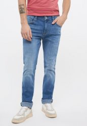 MUSTANG VEGAS MĘSKIE SPODNIE JEANSOWE JEANSY DENIM BLUE 1013706 5000 683. Niebieskie jeansy męskie Mustang. Za 229.99 zł.