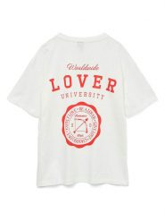 Vero Moda Koszulka w kolorze białym rozmiar: XS. Białe bluzki damskie Vero Moda, xs, bez wzorów, z bawełny, bez kołnierzyka, bez ramiączek. Za 30.71 zł.