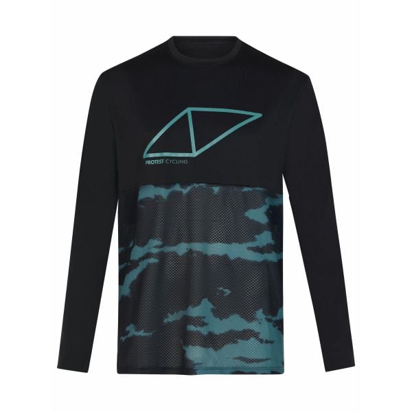 Koszulka Protest PRTNOTSAR Cycling. Czarne t-shirty sportowe męskie Protest, bez ramiączek, rowerowe. Za 334.50 zł.