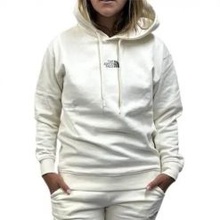 Bluza sportowa damska The North Face NF0A87DGQLI1. Białe bluzy z kapturem damskie The North Face, na lato, l, z bawełny. Za 559.99 zł.