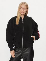 Alpha Industries Kurtka bomber MA-1 VF Teddy 108003 Czarny Regular Fit. Czarne kurtki damskie Alpha Industries, l, bez wzorów, z syntetyku, bez kaptura. Za 749.99 zł.