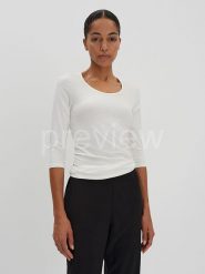 Someday Koszulka w kolorze białym rozmiar: 36. Białe bluzki damskie Someday, bez wzorów, z bawełny, bez kołnierzyka. Za 78.10 zł.