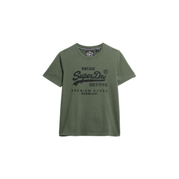 Koszulka damska Superdry Embellished Vl. Zielone bluzki damskie Superdry., bez wzorów, eleganckie, bez kołnierzyka, bez ramiączek. Za 168.60 zł.