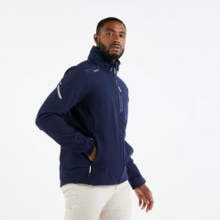 Kurtka softshell męska Tribord Sailing 500. Kurtki męskie TRIBORD, l, bez wzorów, z polaru, bez kaptura. Za 249.99 zł.