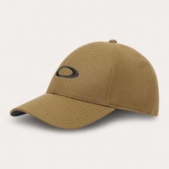 Czapka z daszkiem unisex Oakley GOLF brązowa FOS91809-7CE. Brązowe czapki męskie Oakley, bez wzorów. Za 105.34 zł.