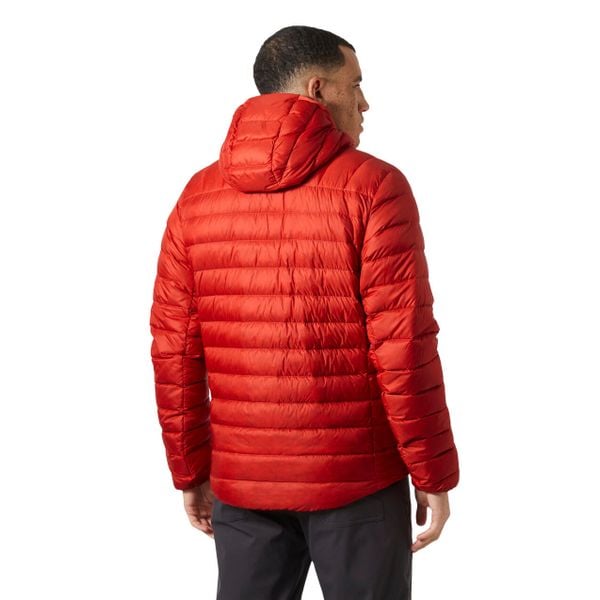 Kurtka z kapturem Helly Hansen Verglas Down 2.0. Czerwone kurtki męskie Helly Hansen, bez wzorów, z puchu, sportowe, z kapturem. W wyprzedaży za 1,066.00 zł.