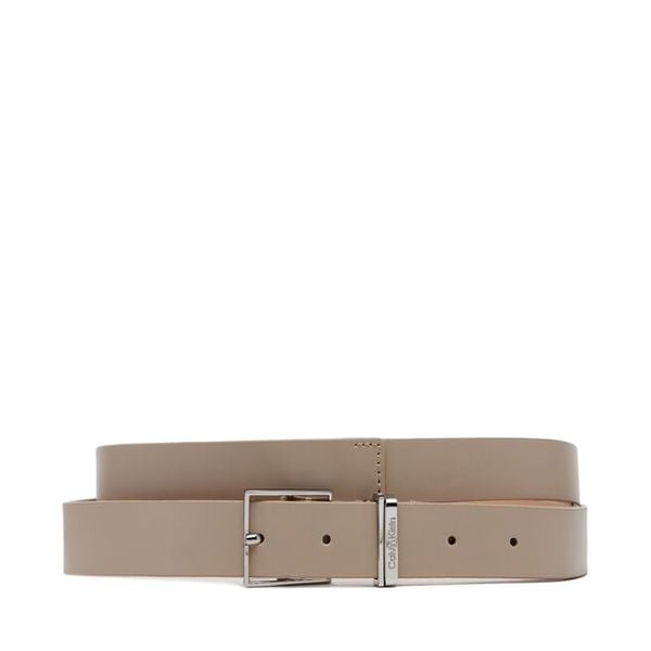 Pasek Damski Calvin Klein. Brązowe paski damskie CALVIN KLEIN, bez wzorów. Za 119.99 zł.