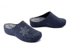 DR. BRINKMANN 320271-05 blau, kapcie damskie. Niebieskie kapcie damskie Dr. Brinkmann. Za 174.17 zł.