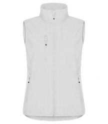 Clique Classic Softshell Vest Women - 3-warstwowa softshell, 96% poliester z. Białe kurtki softshell damskie CLIQUE, xl, bez wzorów, z polaru, bez kaptura. Za 230.07 zł.