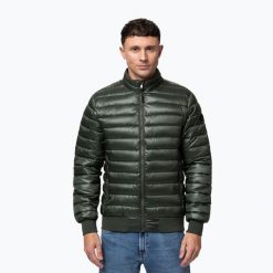 Kurtka męska Pitbull Harper Padded. Zielone kurtki męskie PITBULL, m, bez wzorów, z materiału, bez kaptura. Za 269.99 zł.