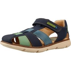 Sandały PABLOSKY 521024P Niebieski. Niebieskie sandały męskie Pablosky, ze skóry, bez zapięcia. Za 219.99 zł.