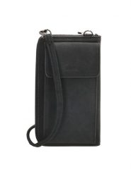 Beagles Torebka "Rebelle" w kolorze czarnym na telefon - 11 x 19 x 3 cm rozmiar: onesize. Czarne torebki klasyczne damskie Beagles, bez wzorów, z materiału, bez dodatków. Za 74.95 zł.