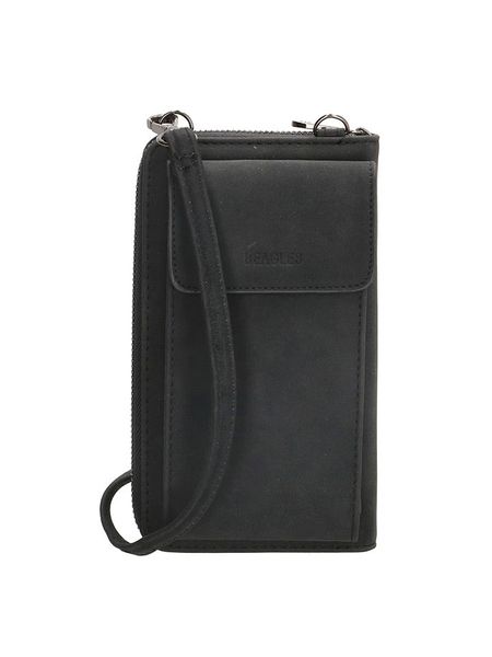 Beagles Torebka "Rebelle" w kolorze czarnym na telefon - 11 x 19 x 3 cm rozmiar: onesize. Czarne torebki klasyczne damskie Beagles, bez wzorów, z materiału, bez dodatków. Za 74.95 zł.