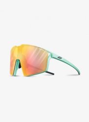 Okulary fotochromowe na rower Julbo Edge - REACTIV 1-3 LA. Zielone okulary przeciwsłoneczne męskie JULBO, ze lnu. Za 785.00 zł.