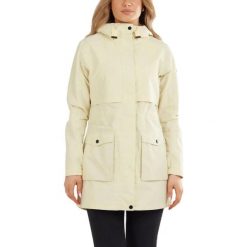 Płaszcz przeciwdeszczowy damski Fundango Zhuri Waterproof. Żółte kurtki przeciwdeszczowe damskie Fundango, xs, bez kaptura. Za 419.90 zł.