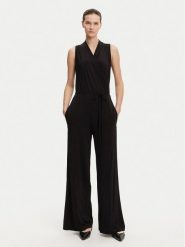 Weekend Max Mara Kombinezon Genzana 2515641012 Czarny Relaxed Fit. Czarne kombinezony damskie Weekend Max Mara, xl, bez wzorów, z wiskozy, bez kołnierzyka, bez ramiączek. Za 779.99 zł.