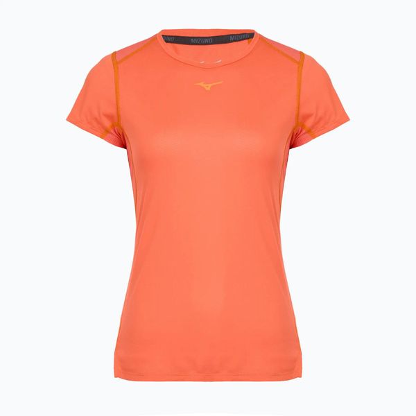 Koszulka do biegania damska Mizuno DryAeroFlow Tee. Czerwone t-shirty damskie Mizuno, l, bez wzorów, z materiału, bez ramiączek. Za 129.99 zł.