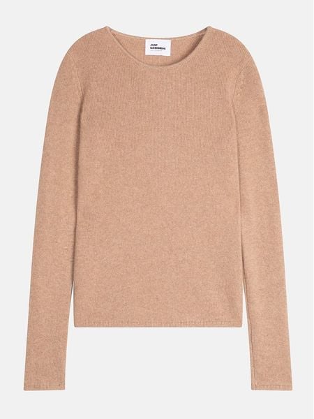 Just Cashmere Kaszmirowy sweter "Joyce" w kolorze beżowym rozmiar: M. Brązowe swetry klasyczne damskie Just Cashmere, m, z kaszmiru, bez kołnierzyka. Za 383.80 zł.