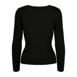 Sweter damski Urban Classics wide neckline. Czarne swetry klasyczne damskie Urban Classics, na zimę, bez kołnierzyka. Za 175.50 zł.