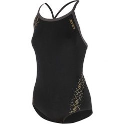 Damski kostium kąpielowy 1-częściowy Zone3 Iconic Bound Back. Czarne stroje jednoczęściowe damskie ZONE3, bez wzorów. Za 179.00 zł.