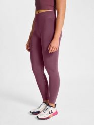 Damskie legginsy z wysokim stanem Hummel Hiit. Czerwone bielizna termoaktywna damska HUMMEL, l, bez wzorów, z poliesteru. Za 197.00 zł.