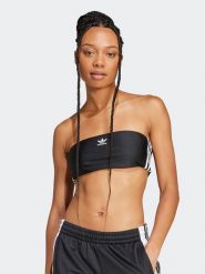 Adidas Top w kolorze czarnym rozmiar: L. Czarne topy damskie Adidas, l, bez wzorów, bez kołnierzyka. Za 98.87 zł.