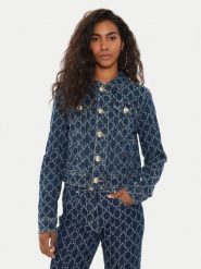 Marciano Guess Kurtka jeansowa Bea 4YGL21 7145A Granatowy Regular Fit. Niebieskie kurtki damskie Marciano Guess, z aplikacjami, z jeansu, bez kaptura. Za 1,079.00 zł.
