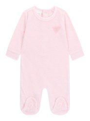 Guess Śpiochy H6BG01 K6009 Różowy jasny. Czerwone body niemowlęce Guess, z aplikacjami, z bawełny, bez ramiączek. Za 194.99 zł.