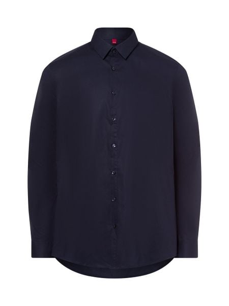 Finshley & Harding London koszula biznesowa Mężczyźni Slim Fit Bawełna niebieski, 39-40. Niebieskie koszule męskie Finshley & Harding London, m, bez wzorów, z bawełny, bez kołnierzyka, bez ramiączek. Za 249.95 zł.