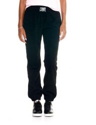 Spodnie dresowe z kieszenie na co dzień na siłownię. Czarne spodnie sportowe damskie LEONE 1947 APPAREL, xl, z dresówki, na fitness i siłownię. Za 147.31 zł.