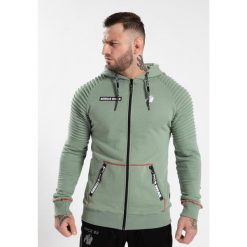 Georgia Bluza z kapturem zapinana na suwak - Zielony. Zielone bluzy sportowe męskie GORILLA WEAR, bez wzorów, bez kołnierzyka, bez ramiączek. Za 340.00 zł.