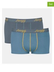 Sloggi Bokserki (2 pary) "Start" w kolorze niebieskim rozmiar: XL. Niebieskie bokserki męskie Sloggi, bez wzorów. Za 56.95 zł.