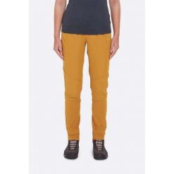 Spodnie damskie Rab Incline Light. Żółte spodnie dresowe damskie RAB, na lato, l, bez wzorów. Za 314.99 zł.