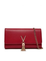 Valentino Torebka Divina VBS1R401G Czerwony. Czerwone torebki klasyczne damskie Valentino, bez wzorów, ze skóry, wizytowe, bez kołnierzyka, bez ramiączek. Za 319.99 zł.