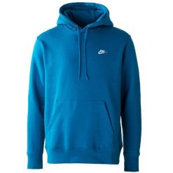 Bluza męska Nike Club BB. Niebieskie bluzy z kapturem męskie Nike, m, z bawełny. Za 259.99 zł.