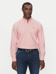 BOSS Koszula H-Roan 50521996 Różowy Slim Fit. Czerwone koszule męskie Boss, m, bez wzorów, z bawełny, bez kołnierzyka, bez ramiączek. Za 279.99 zł.