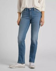 LEE MARION STRAIGHT DAMSKIE SPODNIE JEANSOWE LIGHT USED L301SIVF 112105911. Spodnie materiałowe damskie Lee, bez wzorów, z jeansu. Za 199.99 zł.