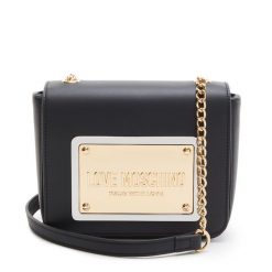 Love Moschino Torba przez ramię Love Moschino czarny - sztuczna skóra Torby na ramię 1 ct Damski. Czarne torebki klasyczne damskie Love Moschino, bez wzorów, z materiału, bez dodatków. Za 809.99 zł.