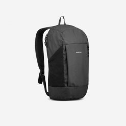 Plecak turystyczny Quechua Arpenaz NH100 10 litrów. Czarne plecaki damskie QUECHUA, bez wzorów, sportowe. Za 34.99 zł.