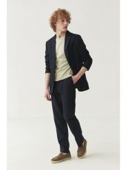 TATUUM Lniana marynarka "Mateo" w kolorze granatowym rozmiar: XXL. Niebieskie marynarki męskie Tatuum, bez wzorów, ze lnu. Za 361.64 zł.