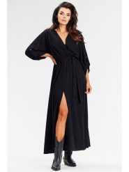 Awama Sukienka w kolorze czarnym rozmiar: S. Czarne sukienki damskie Awama, s, bez wzorów, bez kołnierzyka, bez ramiączek, maxi. Za 164.99 zł.