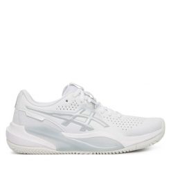 Buty do tenisa Asics. Białe buty sportowe na co dzień damskie Asics, bez wzorów, tenisowe. Za 539.99 zł.