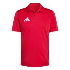 Koszulka męska adidas Entrada Polo. Białe koszulki polo męskie Adidas, m, bez ramiączek, do piłki nożnej, climacool (adidas). Za 78.99 zł.