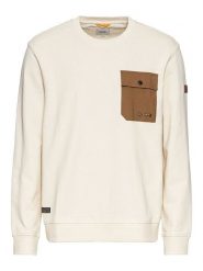 Camel Active Sweter w kolorze beżowym rozmiar: 4XL. Brązowe swetry męskie Camel Active, xl, z aplikacjami, ze skóry, bez kołnierzyka. Za 206.42 zł.