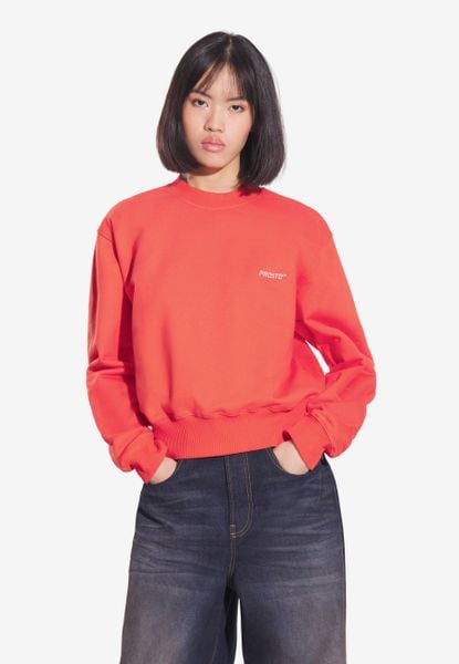 Bluza sportowa damska Prosto Bomb bez kaptura. Czerwone bluzy bez kaptura damskie Prosto., l, z bawełny. Za 161.99 zł.