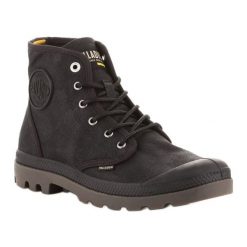 Buty Palladium Pampa Hi Wax U77222-008-M czarne. Czarne buty sportowe na co dzień damskie bez wzorów, z gumy. Za 544.84 zł.